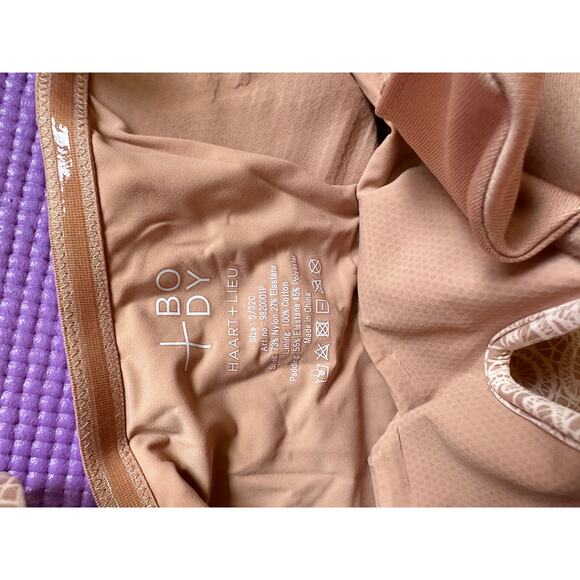 $178 Body By Julia Haart Powersuit Beige 32C/S Tummy control shapewear bodysuit - Picture 3 of 10